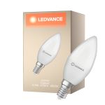 Ledvance Classic LED E14 Mignon Matt 4.9W 470lm - 840 Kald Hvit | Erstatter 40W