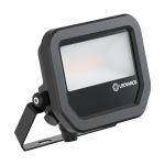Ledvance LED Flomlys Aluminium Svart 8W 1200lm 100D - 865 Daglys | IP66 - Symmetrisk