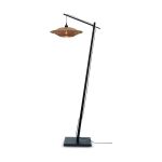 Good&Mojo Gulvlampe Bali Bambus Svart | Egnet for 1x E27 