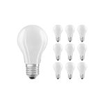 Fordelspakning 10x Ledvance Classic LED E27 Pære filament matt 11W 1521lm - 827 ekstra varm hvit | dimbar - erstatter 100W