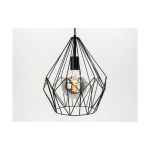 Eglo Pendel Lampe Carlton Stål Svart | IP20 - Egnet for 1x E27 