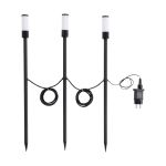 Fordelspakning 3x Eglo Pigg Lys Zancaro Aluminium Svart 1W 130lm - 830 Varm Hvit | IP44