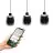 Eglo Connect.Z Smart Pendel Lampe Molochio-Z Stål Svart 11.1W 1500lm - 827-865 Innstillbar Hvit + RGB | Dimbar